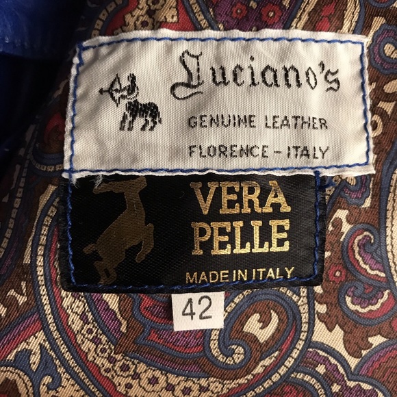 ❌SOLD❌ 1970’s Italian leather jacket by LUCIANO’S - Picture 4 of 8